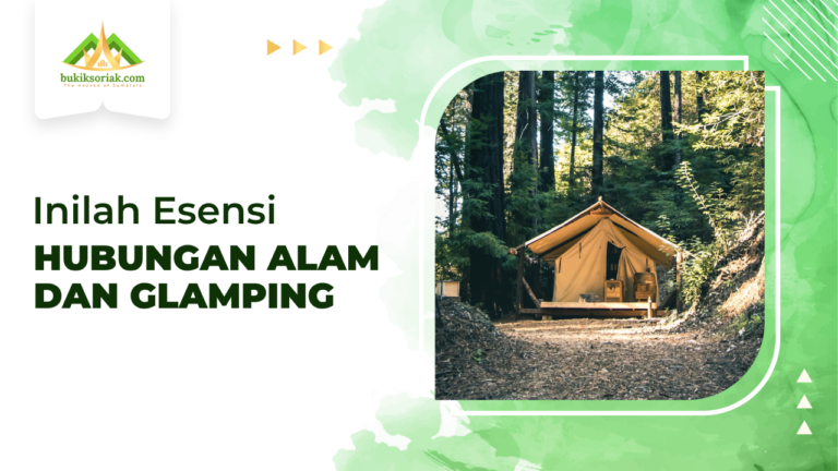 hubungan glamping dan alam